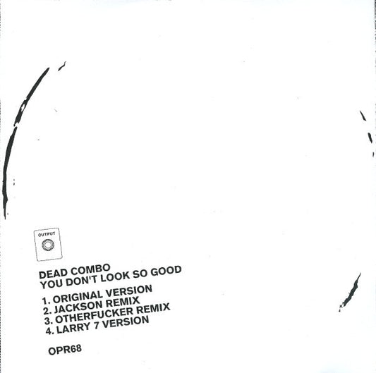 Dead Combo : You Don't Look So Good (CDr, Single, Promo)