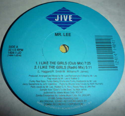 Mr. Lee : I Like The Girls (12")