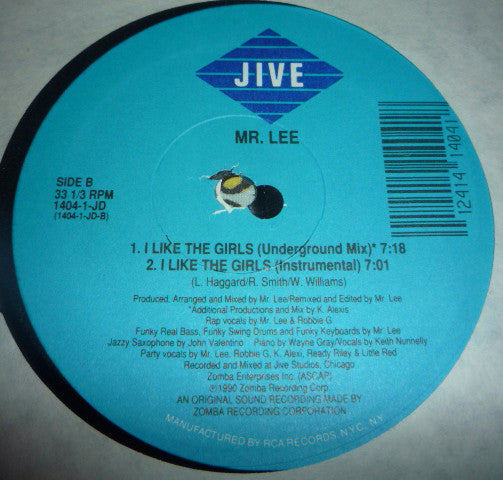 Mr. Lee : I Like The Girls (12")