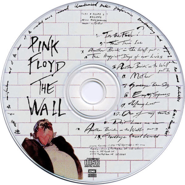 Pink Floyd : The Wall (2xCD, Album, RE, RM)