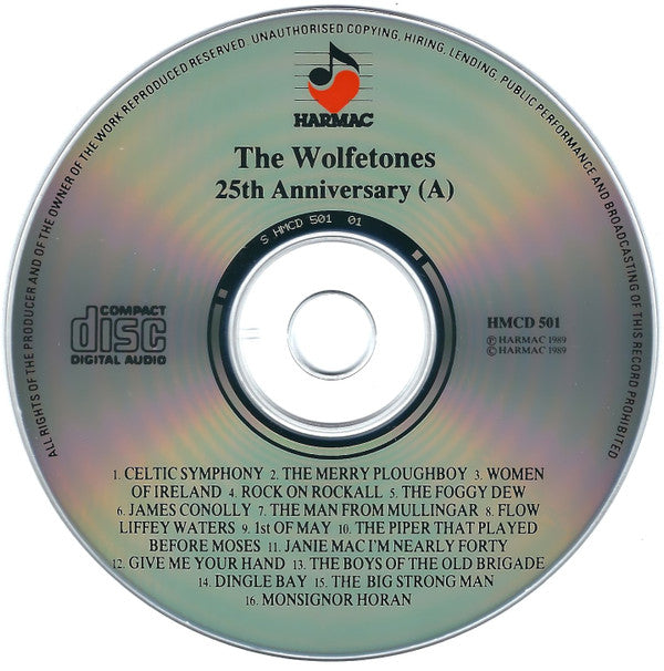 The Wolfe Tones : 25th Anniversary (2xCD, Comp)