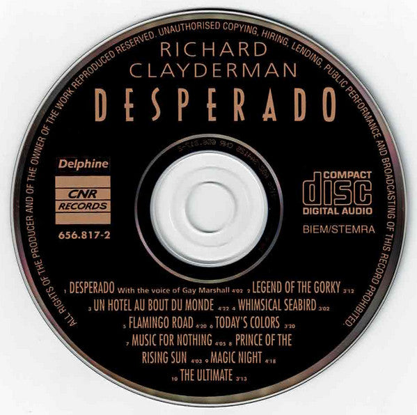 Richard Clayderman : Desperado (CD, Album)
