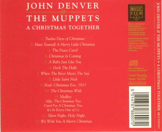 John Denver & The Muppets : A Christmas Together (CD, Album)