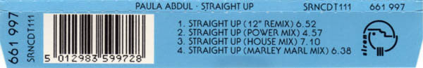 Paula Abdul : Straight Up (CD, Maxi)