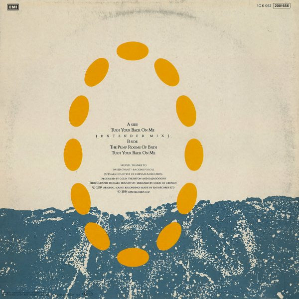 Kajagoogoo : Turn Your Back On Me (Extended Mix) (12", Maxi)