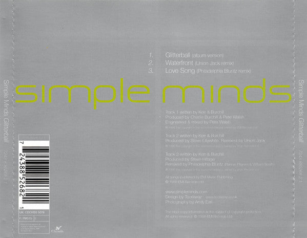 Simple Minds : Glitterball (CD, Maxi, CD1)