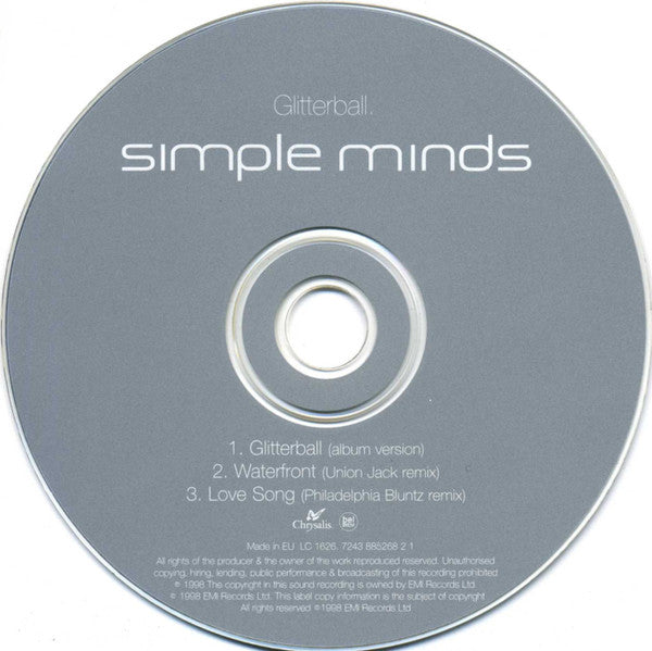 Simple Minds : Glitterball (CD, Maxi, CD1)