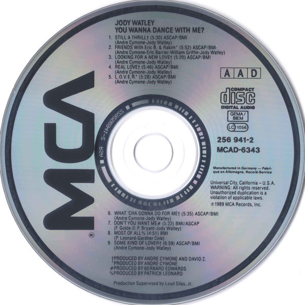 Jody Watley : You Wanna Dance With Me? (CD, Comp, Mixed)