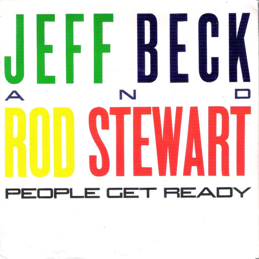 Jeff Beck And Rod Stewart : People Get Ready (7", Single)
