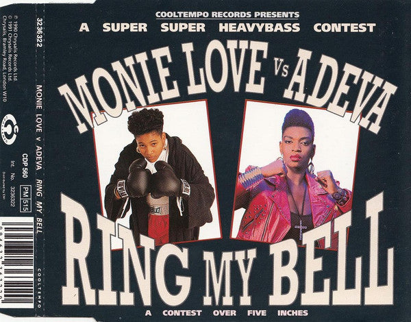 Monie Love Vs Adeva : Ring My Bell (CD, Maxi)
