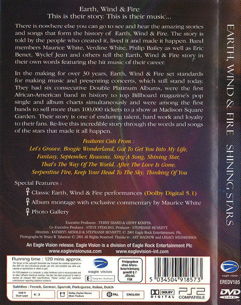 Earth, Wind & Fire : Shining Stars: The Official Story Of Earth, Wind & Fire (DVD-V, PAL)