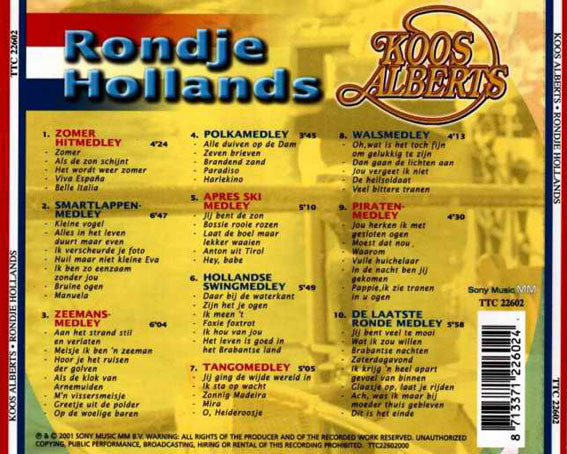Koos Alberts : Rondje Hollands (CD, Album)