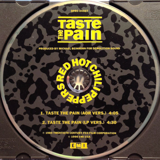 Red Hot Chili Peppers : Taste The Pain (CD, Single, Promo)
