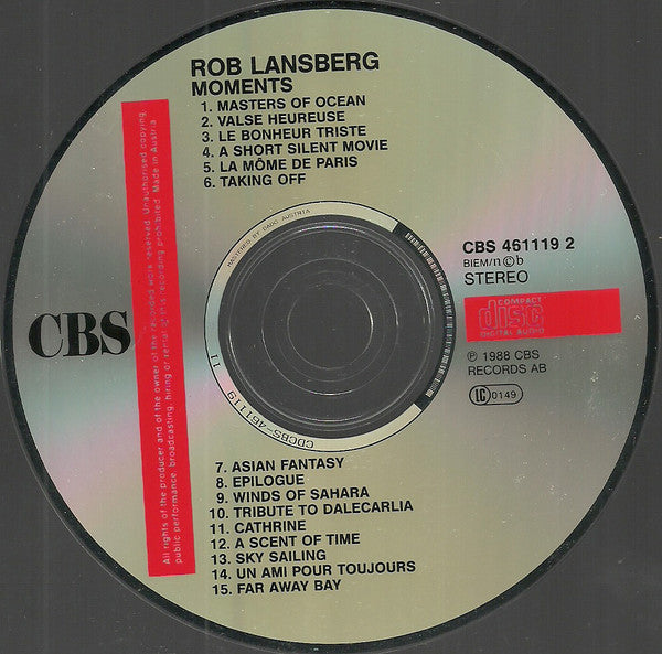 Rob Lansberg : Moments (CD)