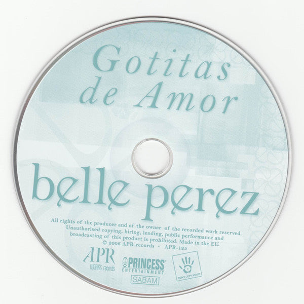Belle Perez : Gotitas De Amor (CD, Album)