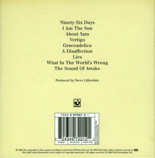 Dark Star (3) : Twenty Twenty Sound (CD, Album, Ltd, Gat)