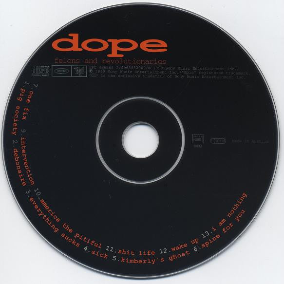 Dope (4) : Felons And Revolutionaries (CD, Album)