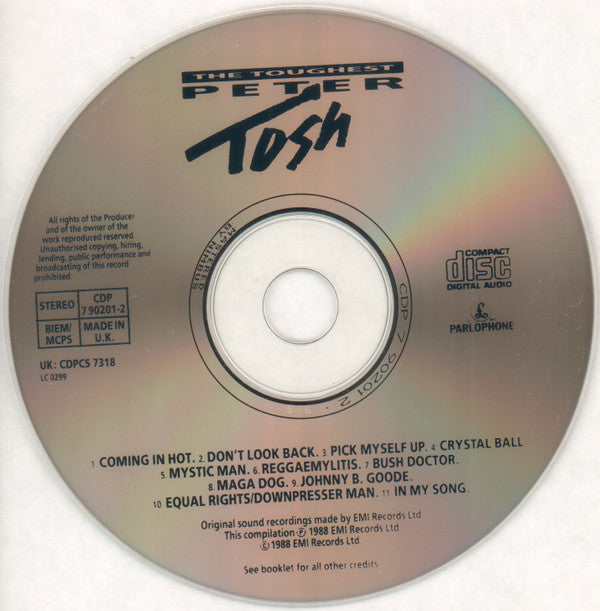 Peter Tosh : The Toughest (The Selection 1978-1987) (CD, Comp)