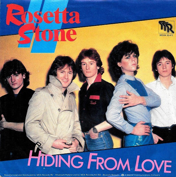 Rosetta Stone (2) : Hiding From Love (7", Single)