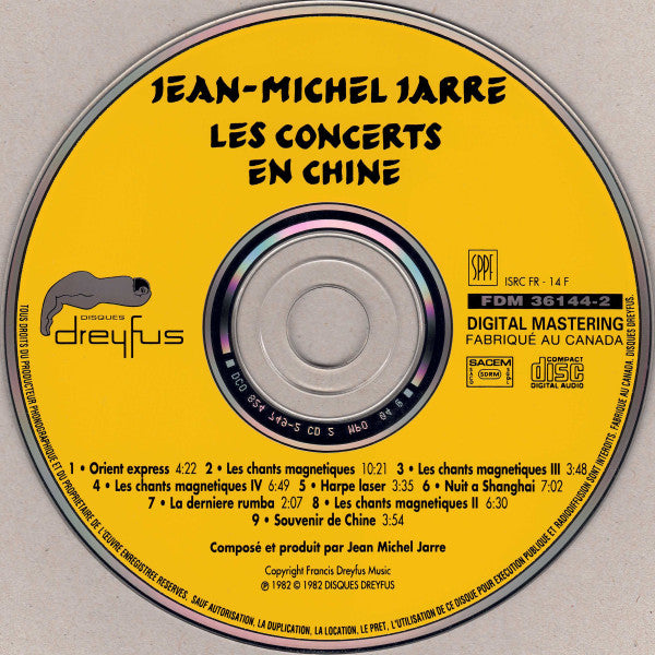 Jean-Michel Jarre : Les Concerts En Chine Vol 2 (CD, Album, RE)