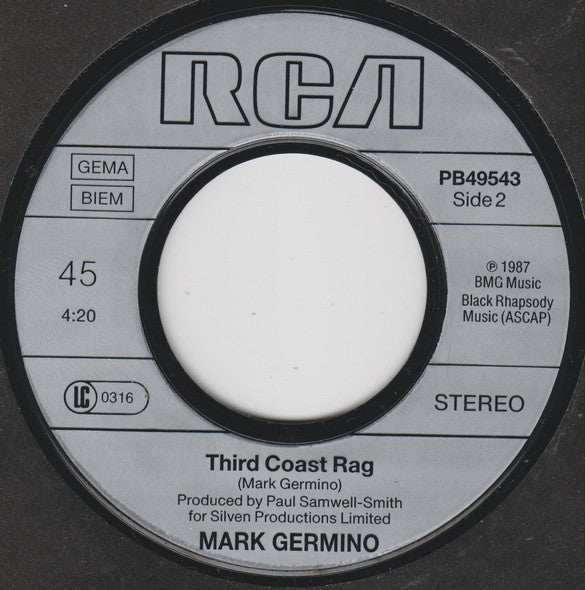 Mark Germino : From The Brooklyn Bridge (7", Single)