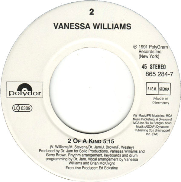 Vanessa Williams : Save The Best For Last (7", Single)