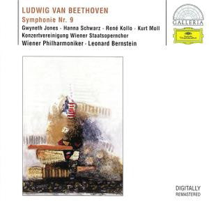 Ludwig Van Beethoven, Gwyneth Jones, Hanna Schwarz, René Kollo, Kurt Moll, Konzertvereinigung Wiener Staatsopernchor, Wiener Philharmoniker, Leonard Bernstein : Symphonie Nr. 9 (CD, Album, RM)