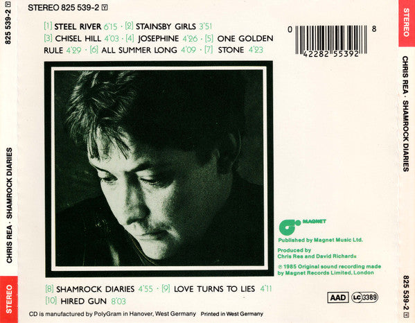 Chris Rea : Shamrock Diaries (CD, Album)