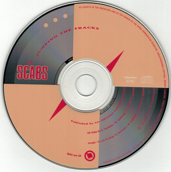 The Scabs : Jumping The Tracks (CD, Album)