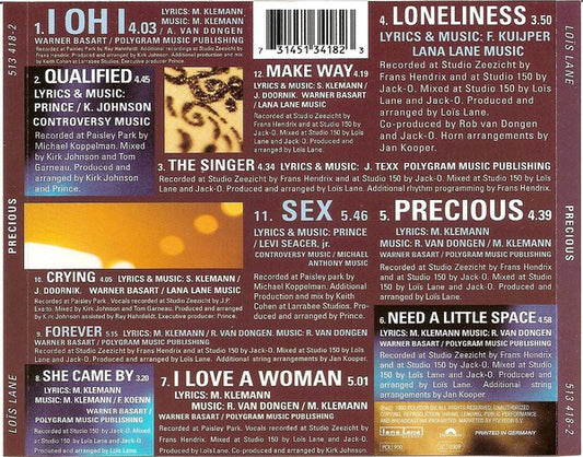 Loïs Lane : Precious (CD, Album)