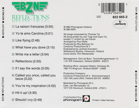 BZN : Reflections (CD, Album)
