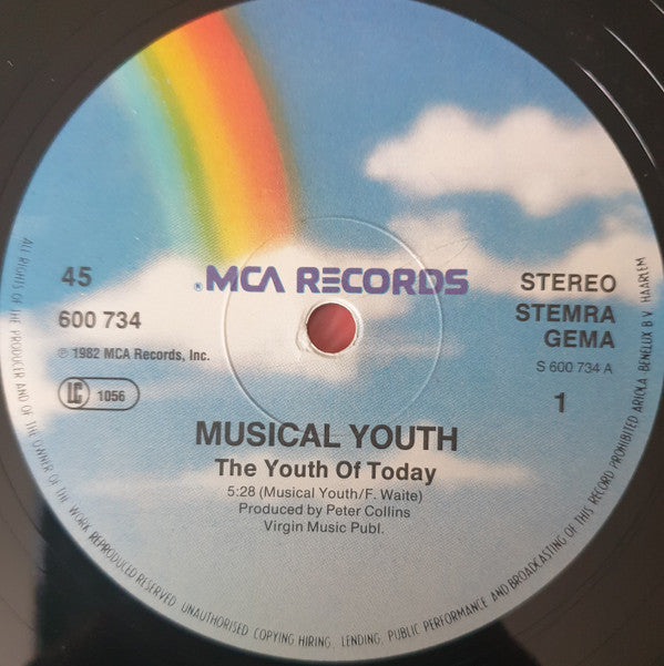 Musical Youth : Youth Of Today (12")