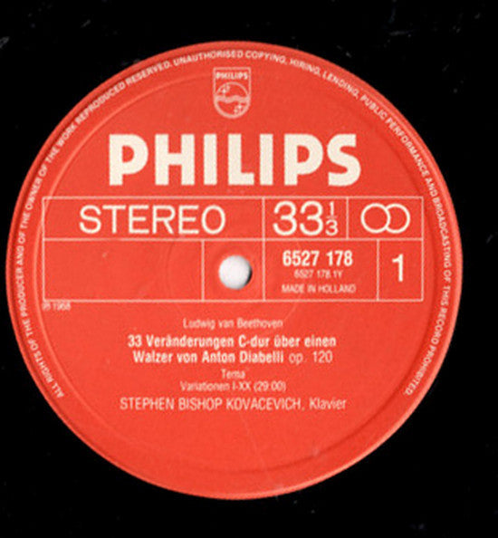 Ludwig van Beethoven - Stephen Bishop-Kovacevich : Diabelli Variations (LP, Album, RE)