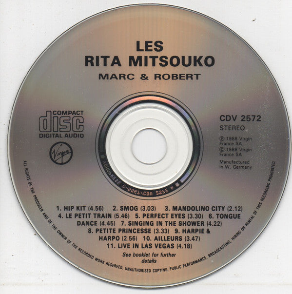 Les Rita Mitsouko : Marc & Robert (CD, Album)
