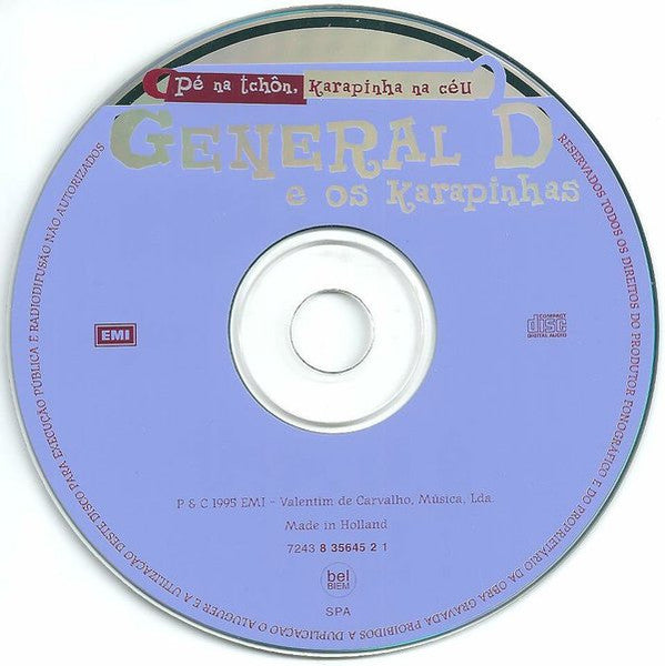General D e Os Karapinhas* : Pé Na Tchôn, Karapinha Na Céu (CD, Album)