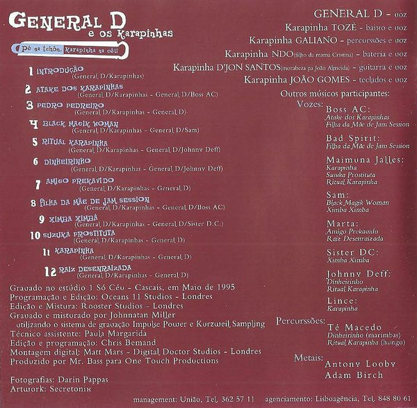 General D e Os Karapinhas* : Pé Na Tchôn, Karapinha Na Céu (CD, Album)