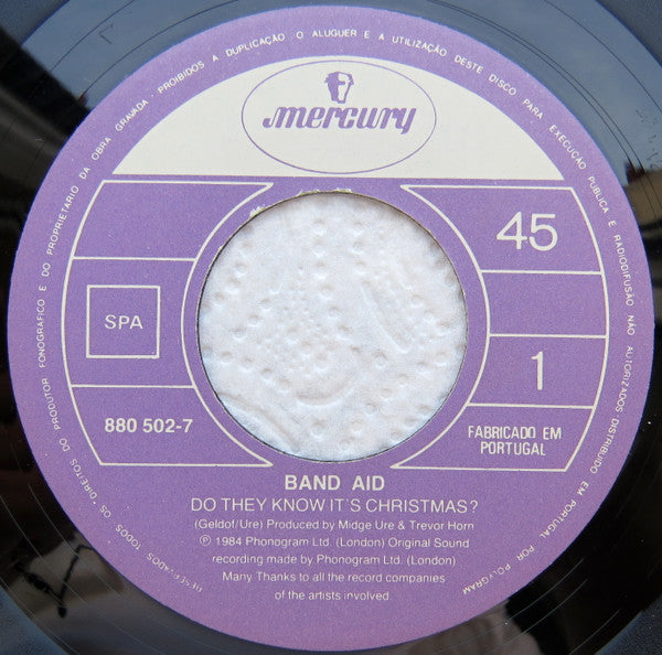 Band Aid : Do They Know It's Christmas? (7", Single)