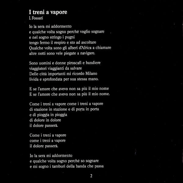 Fiorella Mannoia : I Treni A Vapore (CD, Album)