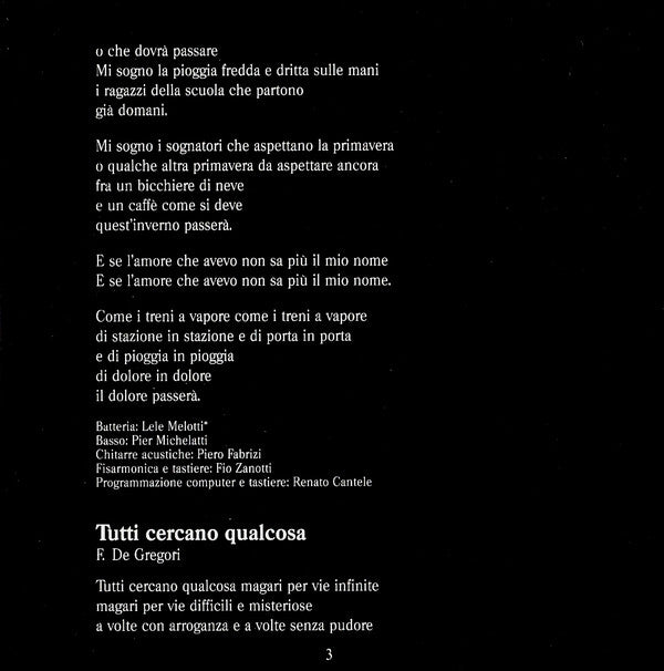 Fiorella Mannoia : I Treni A Vapore (CD, Album)