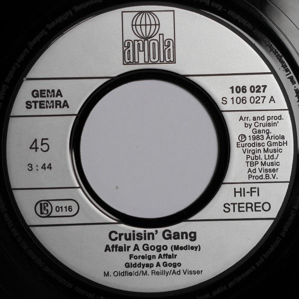 Cruisin' Gang : Affair A Gogo (7")