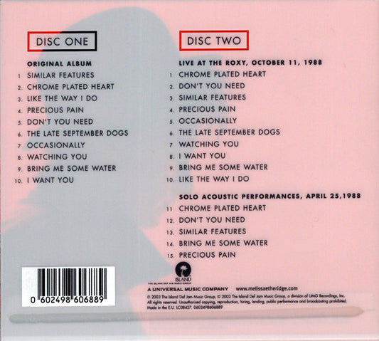 Melissa Etheridge : Melissa Etheridge (2xCD, Dlx, RE, RM)