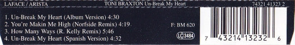 Toni Braxton : Un-Break My Heart (CD, Maxi)