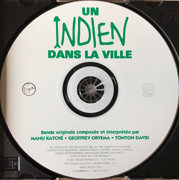 Manu Katché - Geoffrey Oryema - Tonton David : Un Indien Dans La Ville (CD)