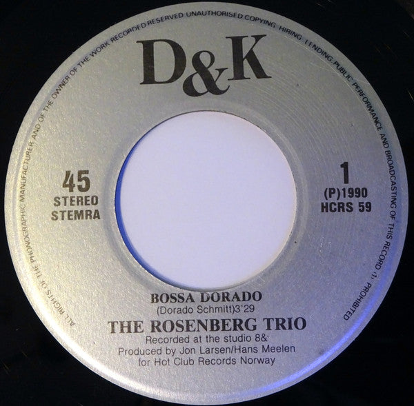 Stochelo Rosenberg - Nous'che Rosenberg - Nonnie Rosenberg : Bossa Dorado (7", Single)