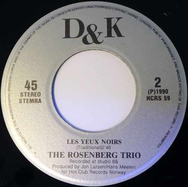 Stochelo Rosenberg - Nous'che Rosenberg - Nonnie Rosenberg : Bossa Dorado (7", Single)