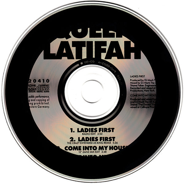 Queen Latifah Featuring Monie Love : Ladies First / Come Into My House (CD, Maxi)