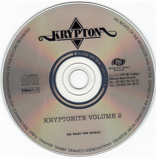 Various : Kryptonite Volume 2 (CD, Comp, Mixed)