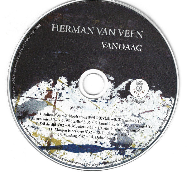Herman van Veen : Vandaag (CD, Album, Dig)