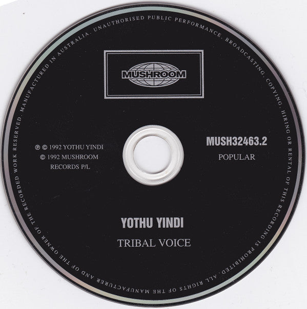 Yothu Yindi : Tribal Voice (CD, Album, RE)