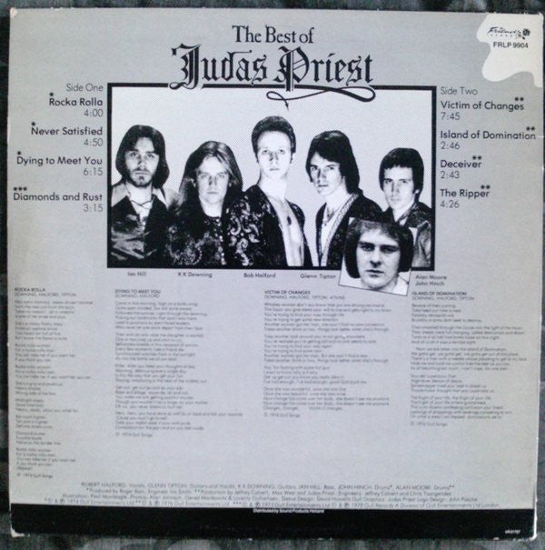 Judas Priest : The Best Of (LP, Comp)